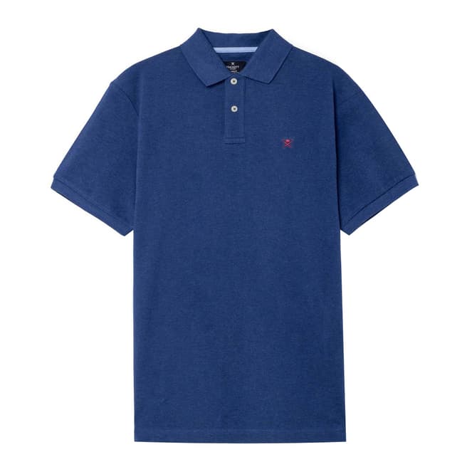 Hackett London Blue Classic Cotton Polo Shirt