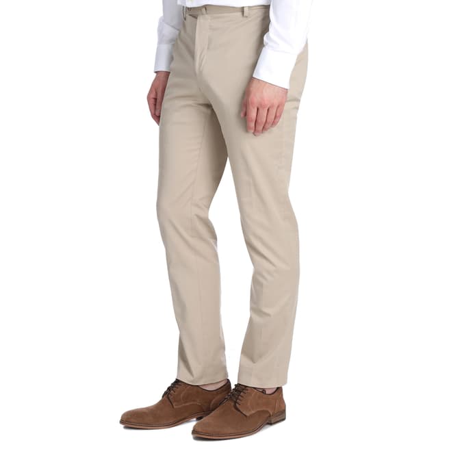 Hackett London Stone Formal Stretch Cotton Trousers