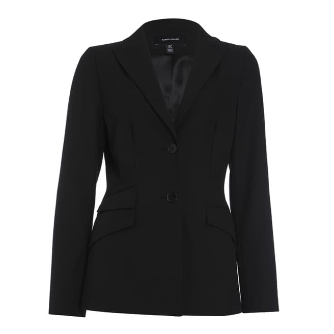 Karen Millen Black Tailored Button Up Jacket