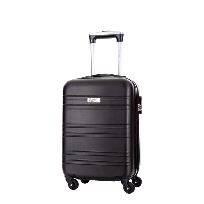 Steve Miller Black 4 Wheel Child Cabin Suitcase 46 cm