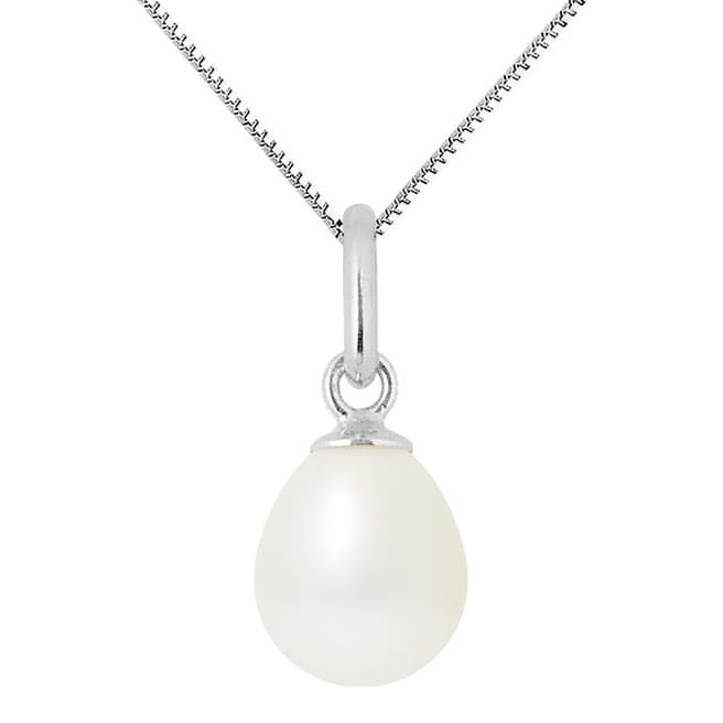 Atelier Pearls Natural White/White Gold Freshwater Pearl Beliere Pendant 6-7mm