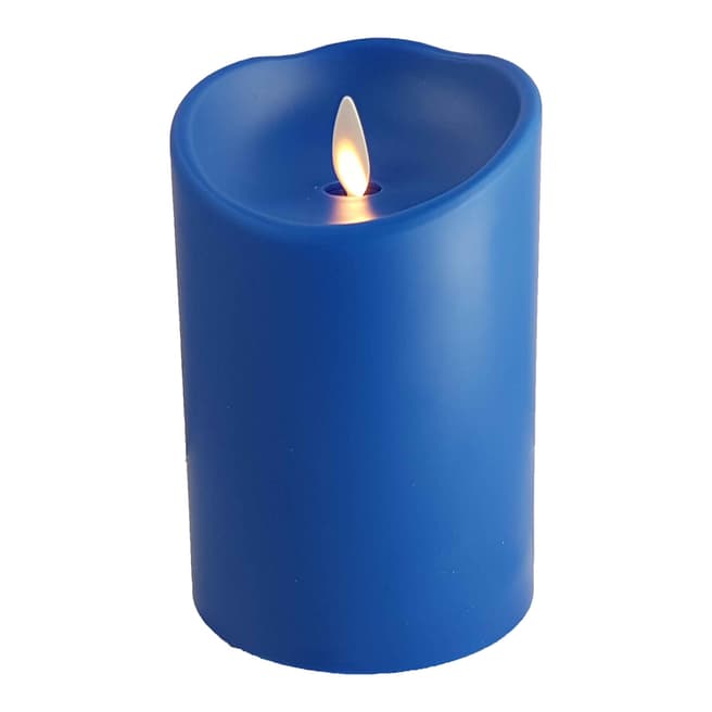 Luminara Blue Indoor/Outdoor Flameless Candle 13cm
