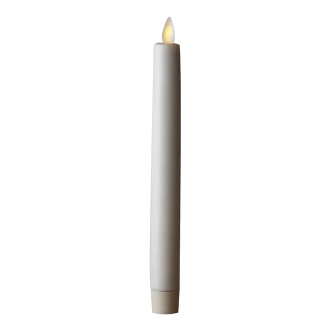 Luminara Ivory Flamless Taper Candle 23cm
