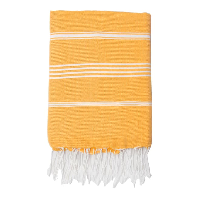 Febronie Mykonos Hammam Towel, Yellow