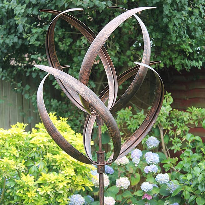Creekwood Brushed Copper Hampton Wind Sculpture