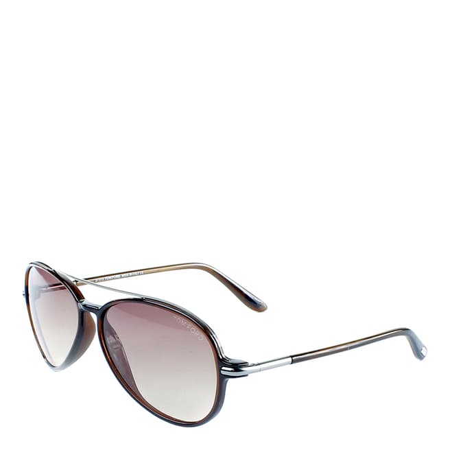 Tom Ford Men's Silver/Brown Tom Ford Sunglasses 58mm
