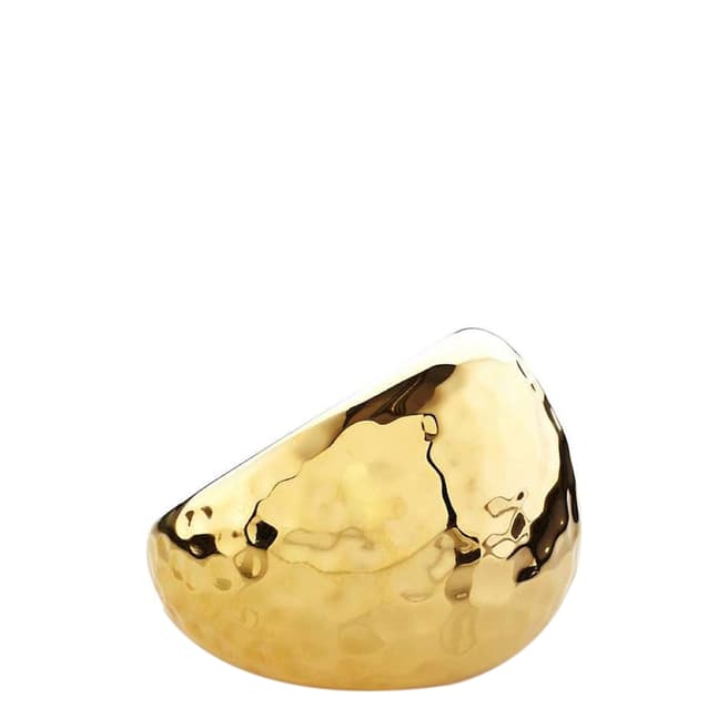 Chloe Collection by Liv Oliver Gold Hammered Ring