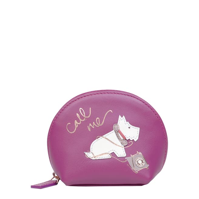 Radley Magenta Pink Call Me Leather Small Coin Purse 