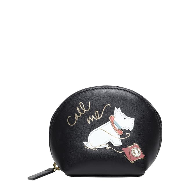 Radley Black Call Me Leather Small Coin Purse