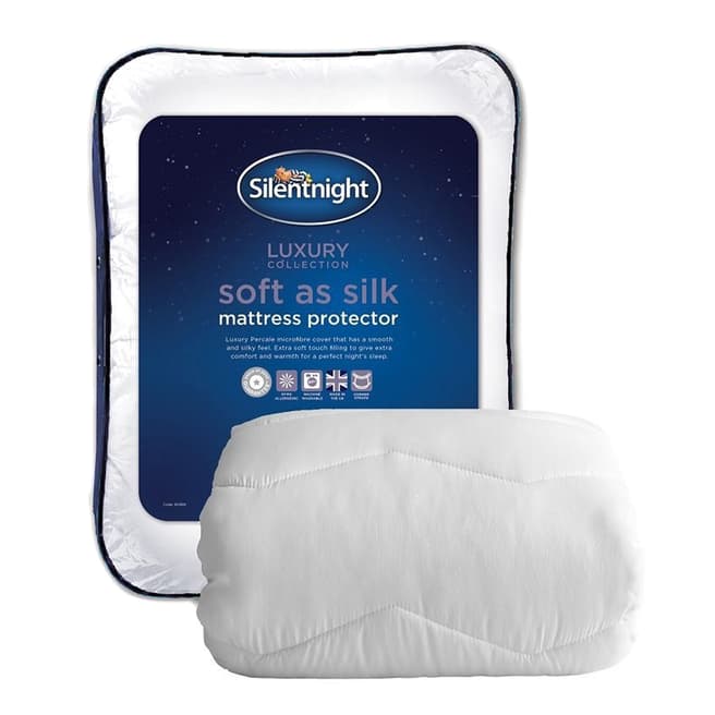 Silentnight Soft As Silk Double Mattress Protector