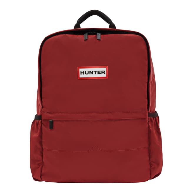 Hunter Red Original Large Nylon Backpack
