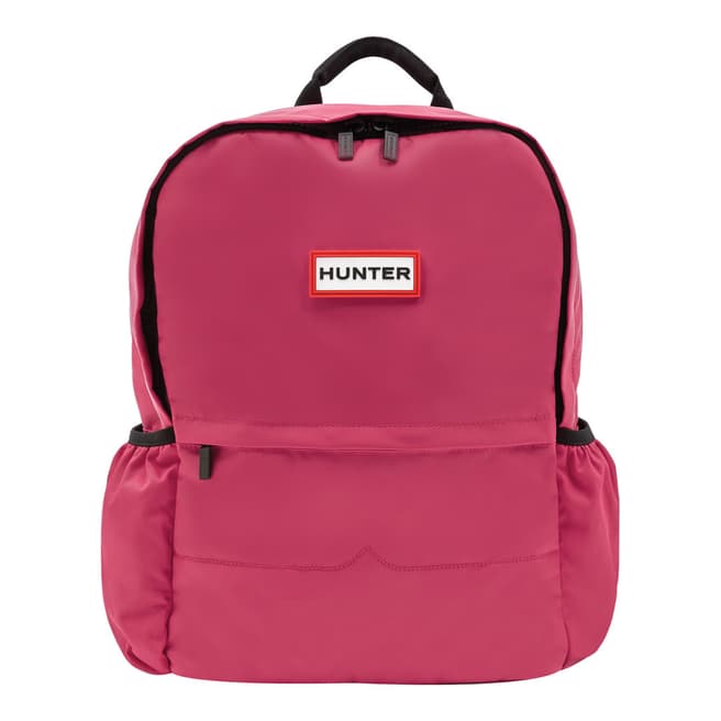 Hunter Dark Pink Original Large Nylon Backpack