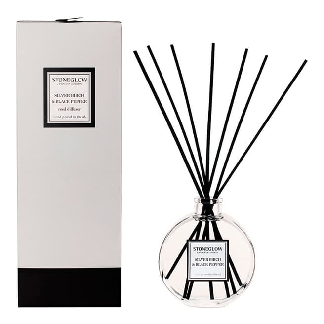 Stoneglow Candles Modern Classics Silver Birch And Black Pepper Reed Diffuser