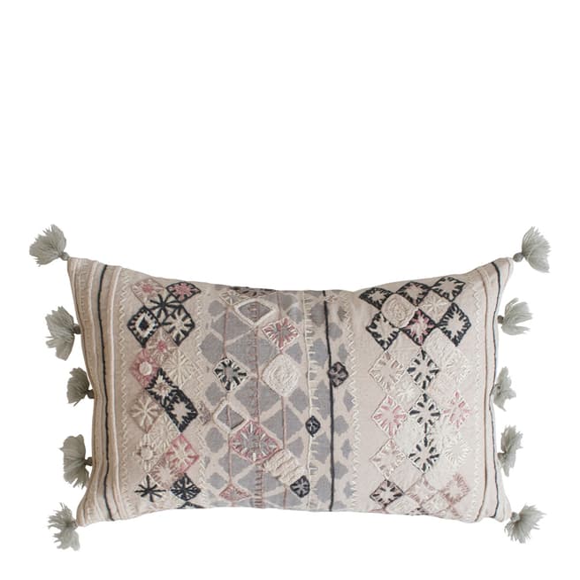 Gallery Living Nila Embroidered Cushion 30x50cm
