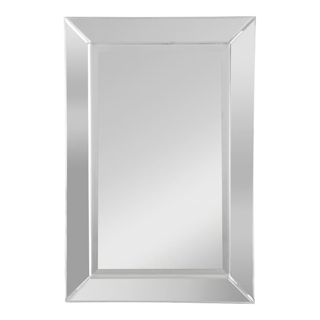 Fifty Five South Mirrored Frame Orchid Wall Mirror 51x76cm