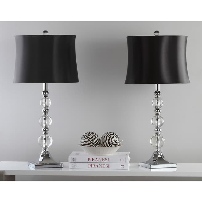 Safavieh Set of 2 Providence Crystal Table Lamps