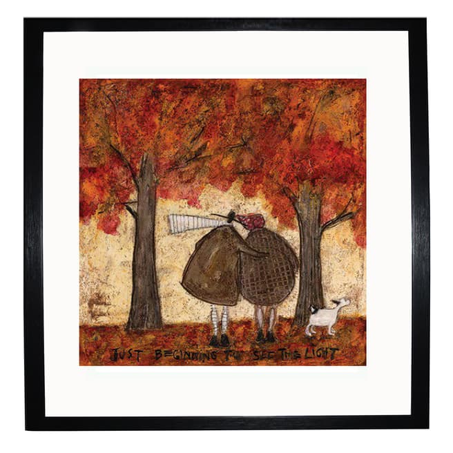 Sam Toft Just Beginning to See the Light Framed Print, 43x43cm