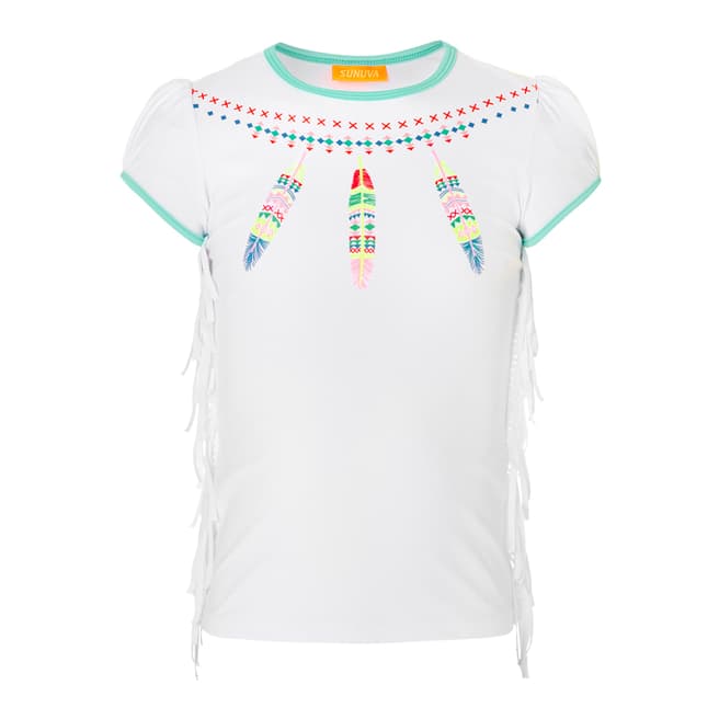 Sunuva Girls Dreamcatcher Short Sleeve Rash Vest