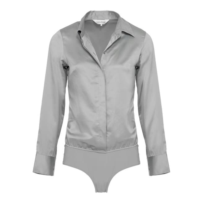 LingaDore Silver/Grey Oxygen Blouse Bodysuit 