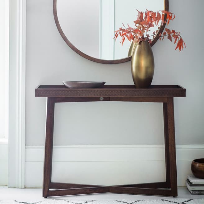 Gallery Living Tergul Brown Console Table