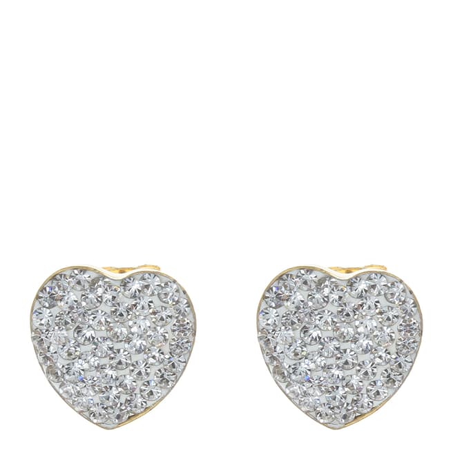 Liv Oliver Silver Heart Earrings