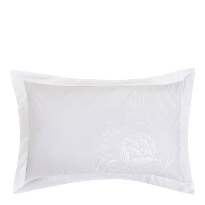 Harlequin Colette Oxford Pillowcase, Blanche