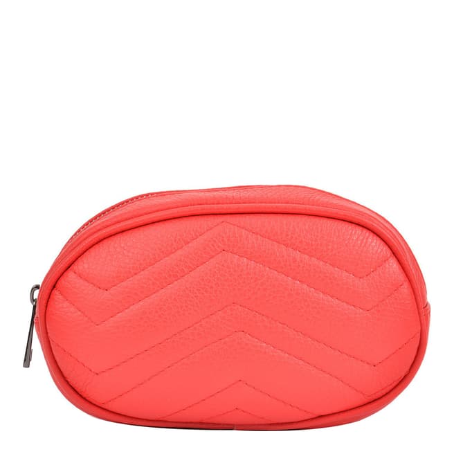Sofia Cardoni Red Leather Waist Bag