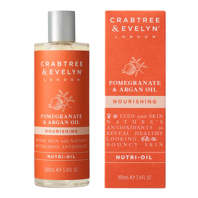 Crabtree & Evelyn Pomegranate & Argan Oil Nourishing Oil 100ml