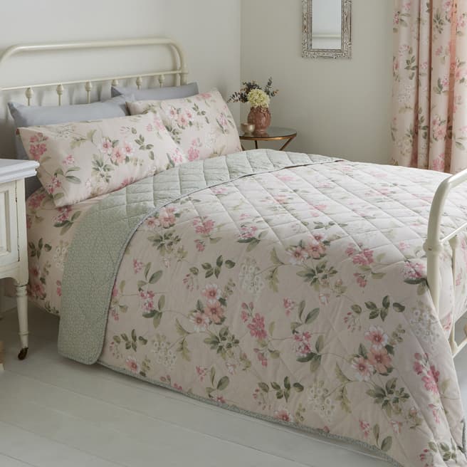 Dreams & Drapes Lorena Quilted Bedspread, Blush