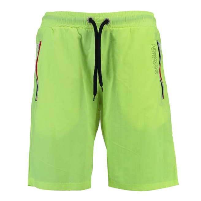 Geographical Norway Lime Green Quasweet Swim Shorts