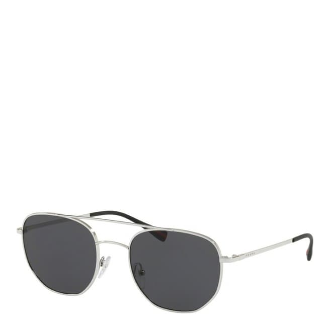 Prada Sport Men's Silver Prada Sport Sunglasses 53mm