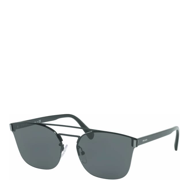 Prada Men's Matte Brown Sunglasses 63mm