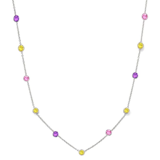 Alexa by Liv Oliver Multi Coloured Gemstone Necklace