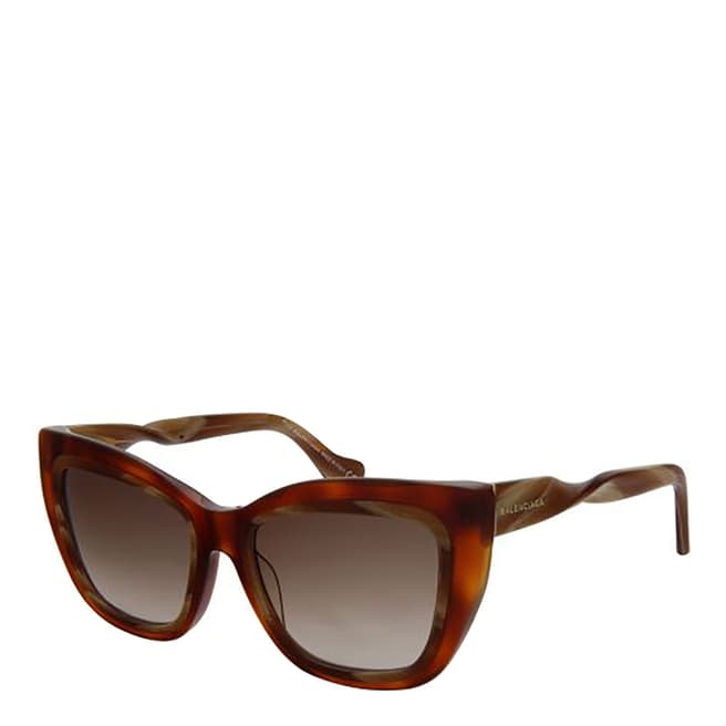 Balenciaga Women's Tortoise Sunglasses 55mm