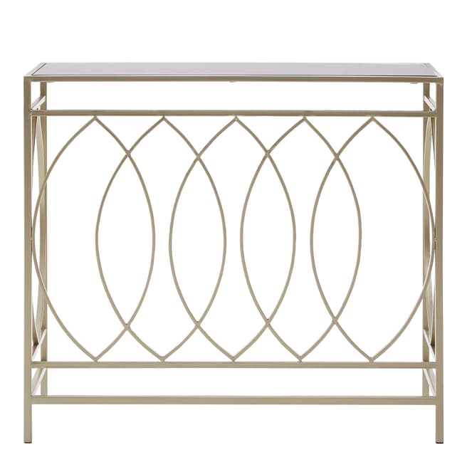 Fifty Five South Avantis Console Table, Champagne