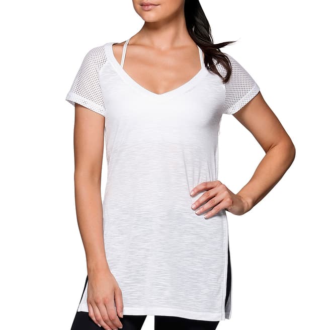 Lorna Jane White Time Out T-Shirt