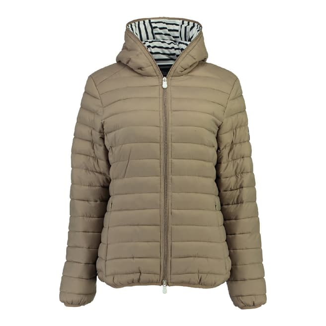 Geographical Norway Taupe Dinette Hood Jacket