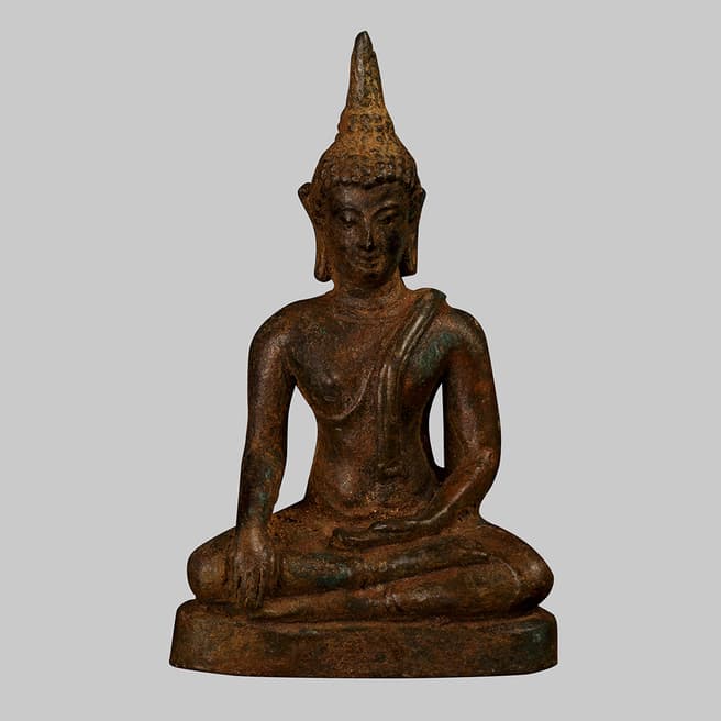 Eastern Treasures Antique Thai Style Sukhothai Enlightenment Buddha Statue