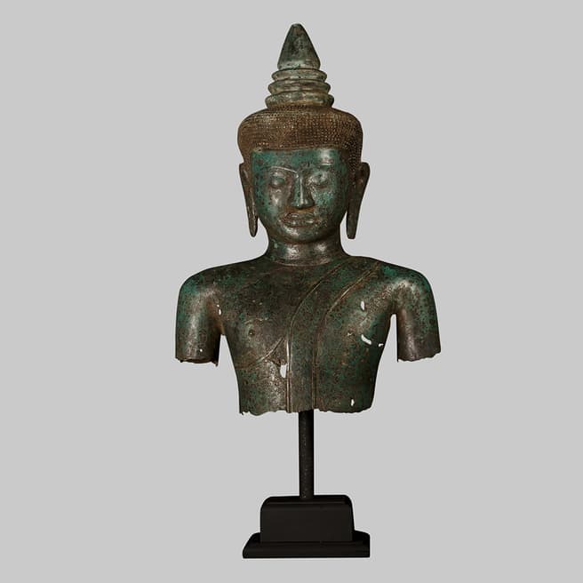 Eastern Treasures 19th Century Khmer Gautama Buddha Torso