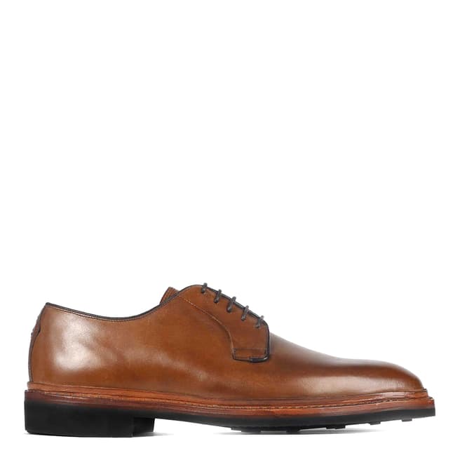 Oliver Sweeney Light Brown Leather Carteret Derby Shoes