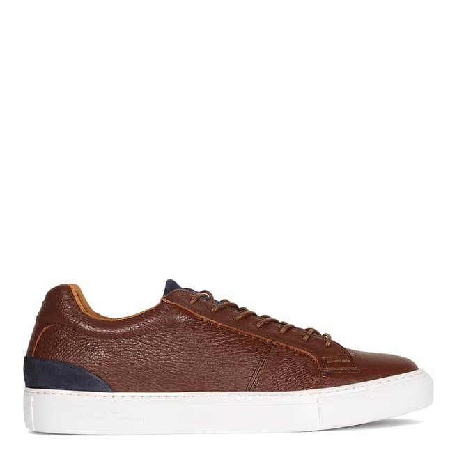 Oliver Sweeney Brown Leather Marmelos Low Top Trainers