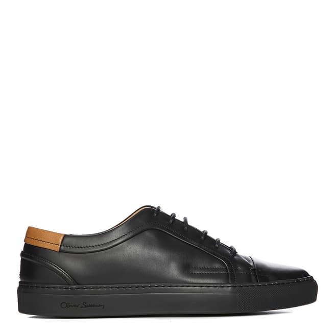 Oliver Sweeney Black Leather Voltererra Sneakers