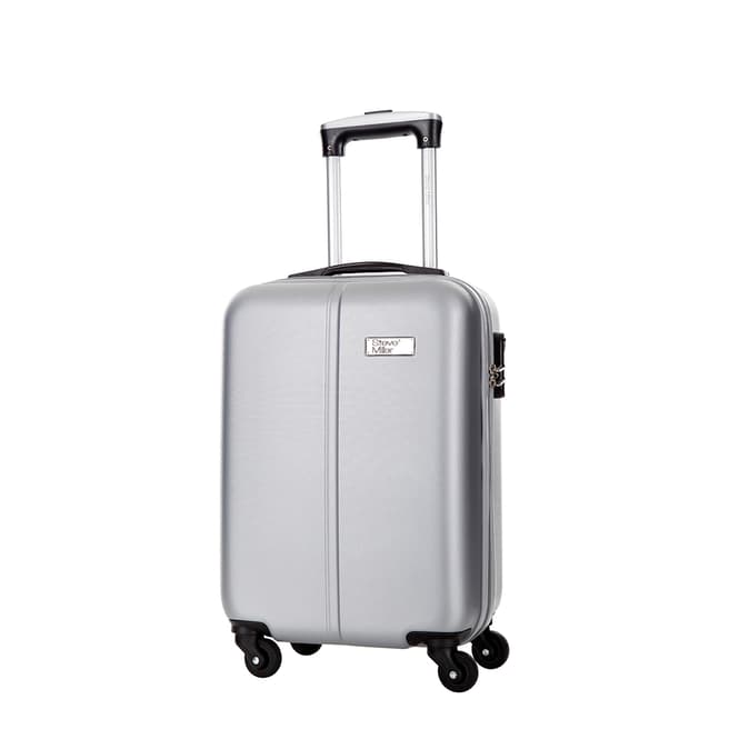Travel One Silver Wild 4 Wheeled Cabin Suitcase 46 cm