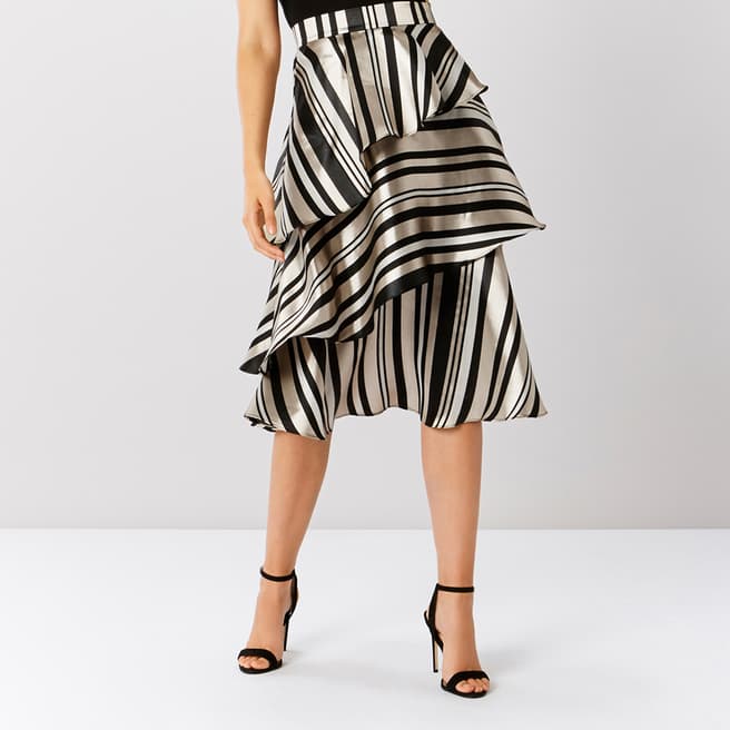 Coast Multi Oriana Stripy Skirt