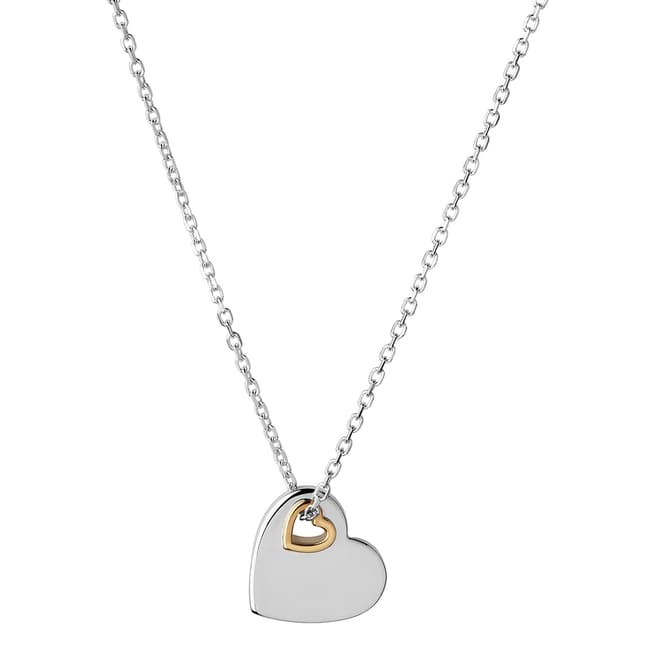 Links of London Silver & Gold Heart Necklace