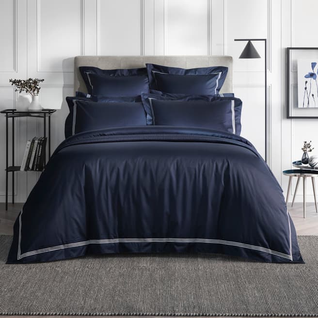 Sheridan Palais Lux Tailored Double Duvet Cover, Midnight