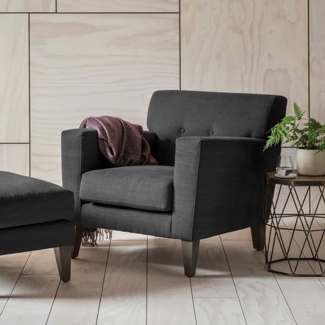 Gallery Living Shoreditch Armchair in Ranch Graphite