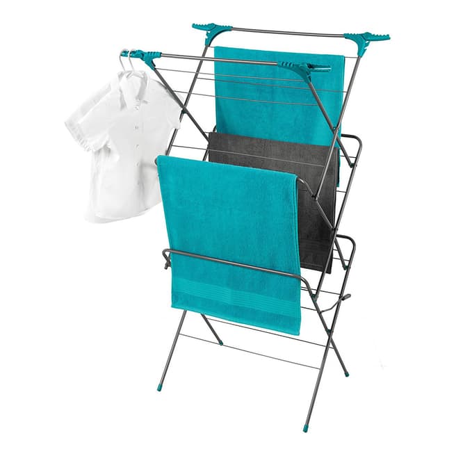 Beldray Elegant 3 Tier Clothes Airer, Turquoise