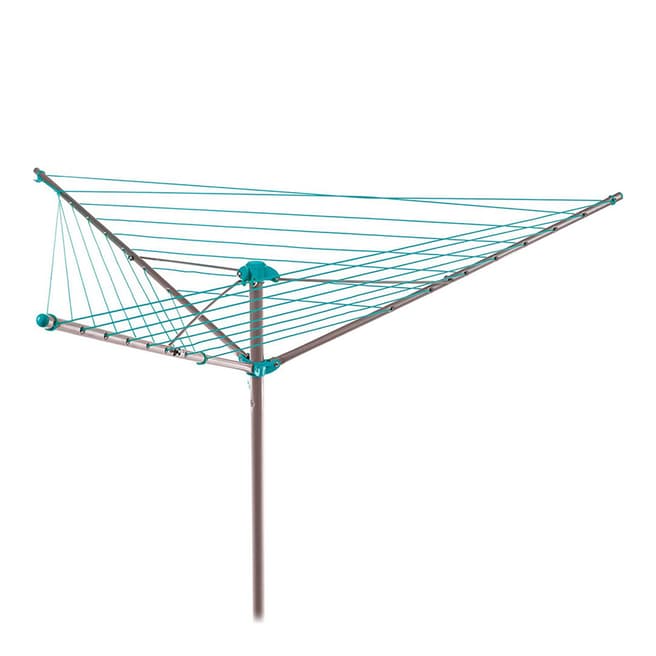 Beldray 26m Rotary Outdoor Clothes Airer, Turquoise