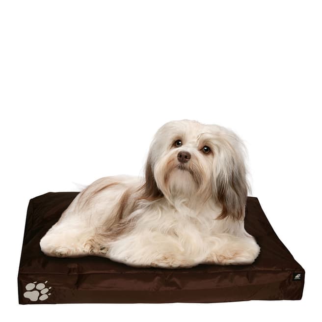Elephant Chocolate Brown Small Dog Bed